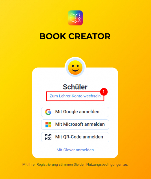 Book Creator (Teacher Login) / Anleitungen / Anwendungen / schularena